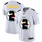 Nike Steelers 2 Mason Rudolph White Shadow Logo Limited Jersey Yhua,baseball caps,new era cap wholesale,wholesale hats